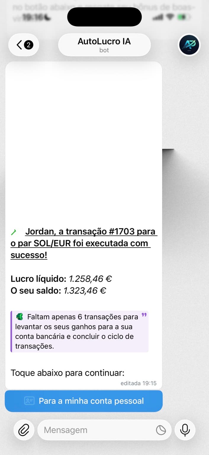 Operação concluída