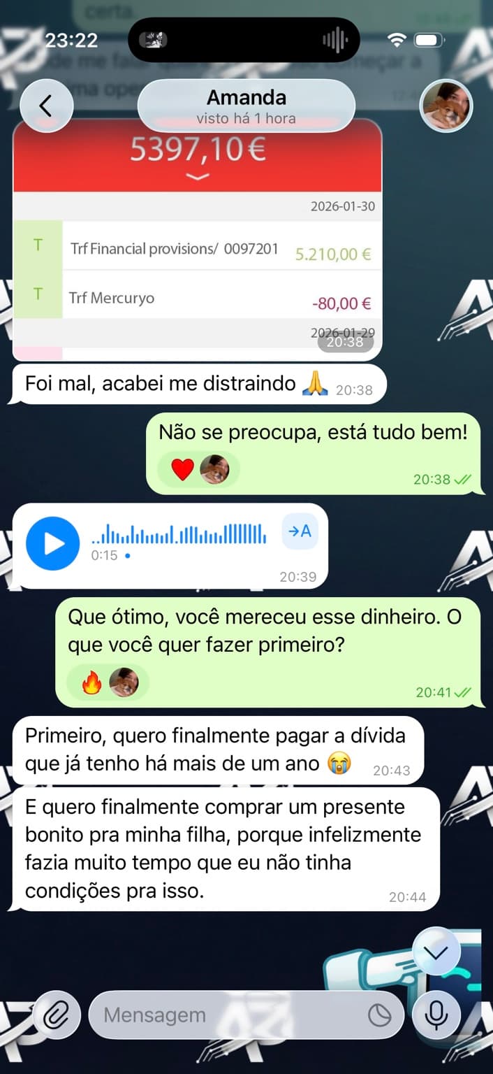 Avaliação de Amanda